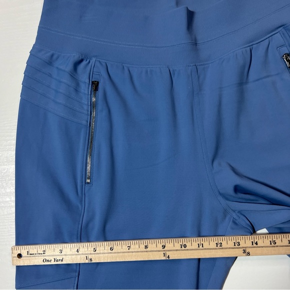 Athleta Venice Moto Jogger Womens 1X Blue Ankle Cuffed - Picture 11 of 15